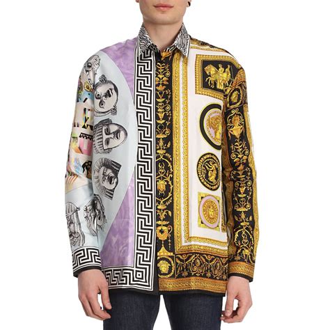 chemise style versace homme|men's versace shirts.